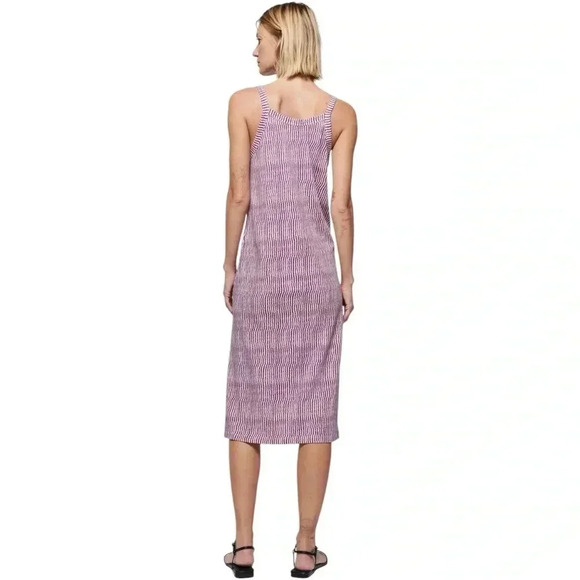 NATION LTD | NWT '24 Genevieve Midi Dress Wavy Stripe | Relaxed Scoop Tank XXL - Picture 4 of 12